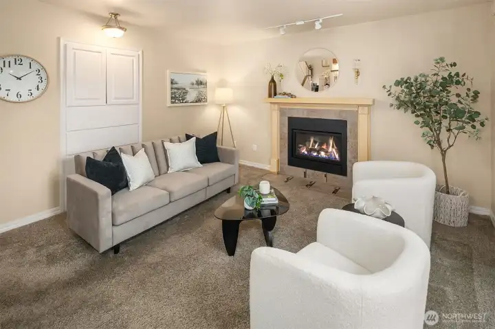 Gas Fireplace~