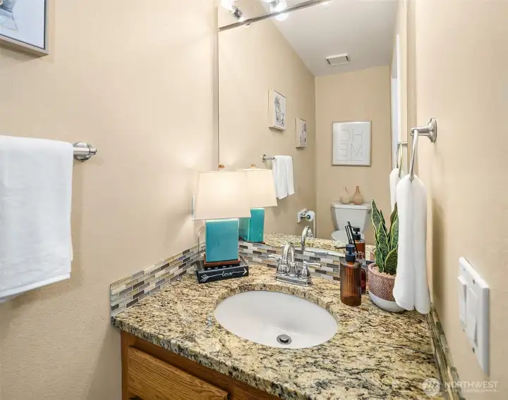 Half Bath on the Lower level~