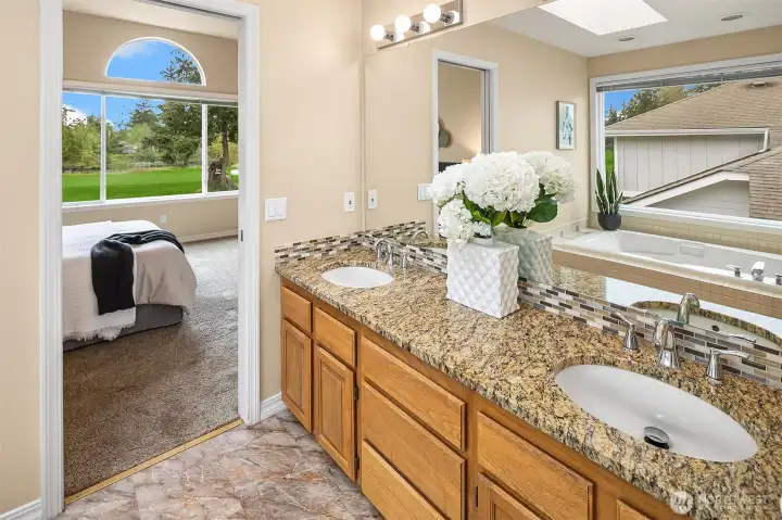 Double sink vanity~