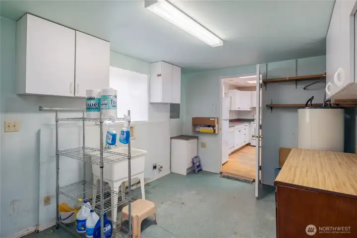 utility room and laundry room