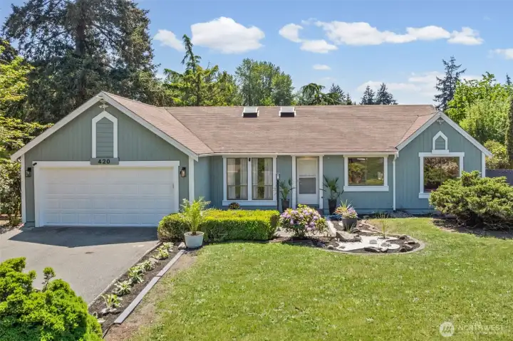 Fresh paint, refreshed landscaping, and undeniable curb appeal welcome you home to Sanders Estates.
