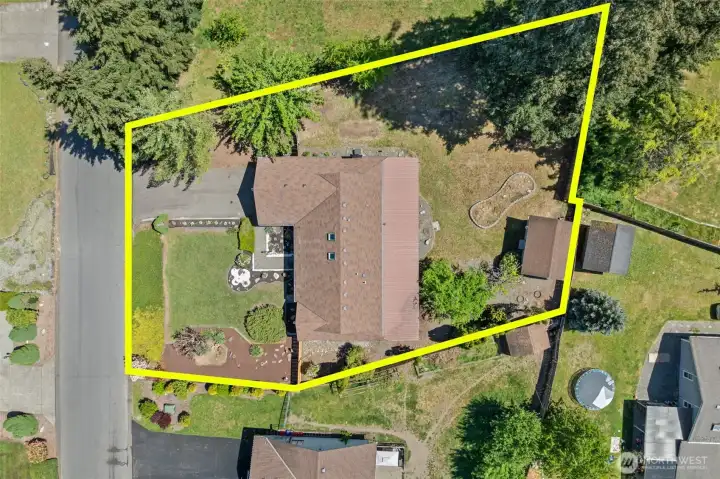 Generous lot size gives you room to spread out, garden, play, or create the backyard you’ve always imagined.