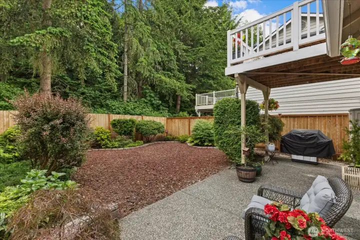 Outdoor spaces are a requirement in the PNW. Plenty od space to entertain. Gas BBQ and cabinet convey Outdoor spaces are a requirement in the PNW. Plenty od space to entertain. Gas BBQ and cabinet convey