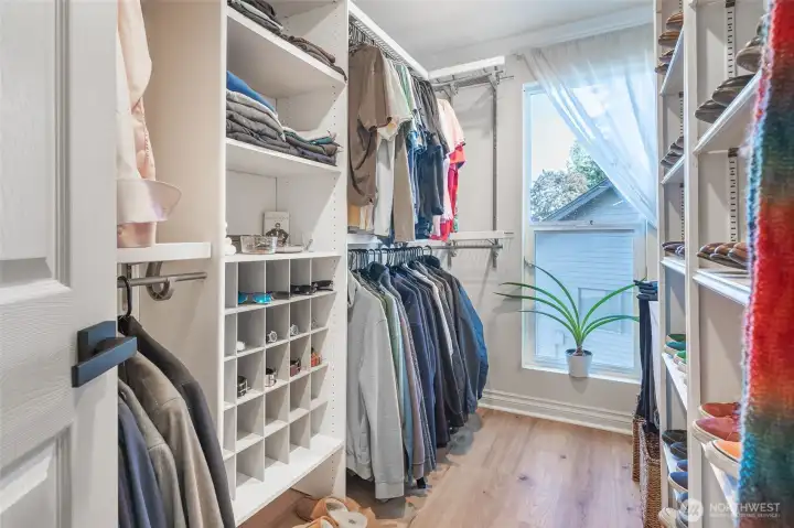 Primary Walk in Closet