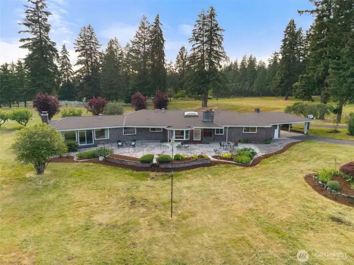 back side of property