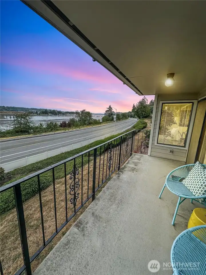 View from the wrap-around balcony/deck. View from the wrap-around balcony/deck.