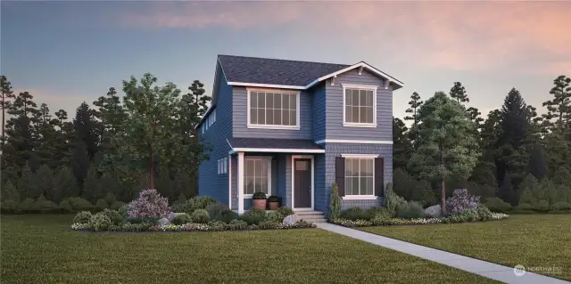 The Mulberry Shingle by Toll Brothers. Artist rendering