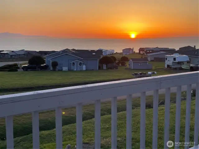 Sunsets bring tranquility to your evenings.
