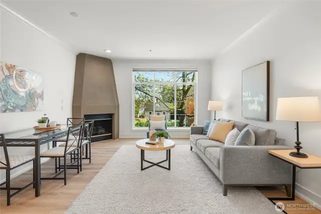 Open concept living great for entertaining!