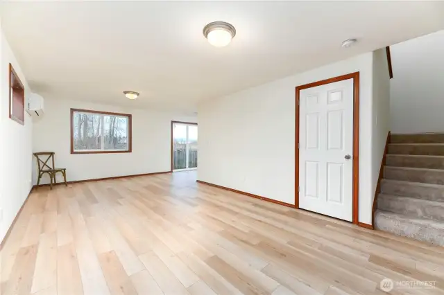 living room, brand new floors throughout