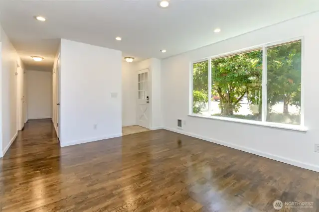 spacious living room