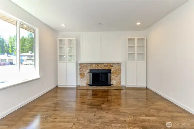 cabinet storage stays with the house