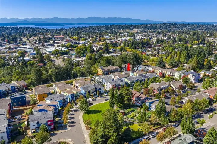 West Seattle's Lincoln park is a mere 15 minute drive and the foot ferry to downtown from Alki is just 18 minutes.