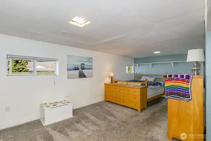 basement bedroom