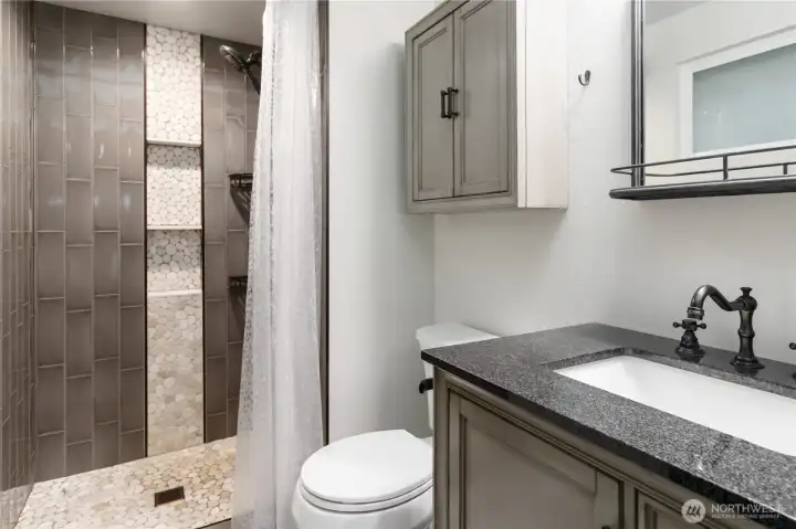 updated bathrooms throughout
