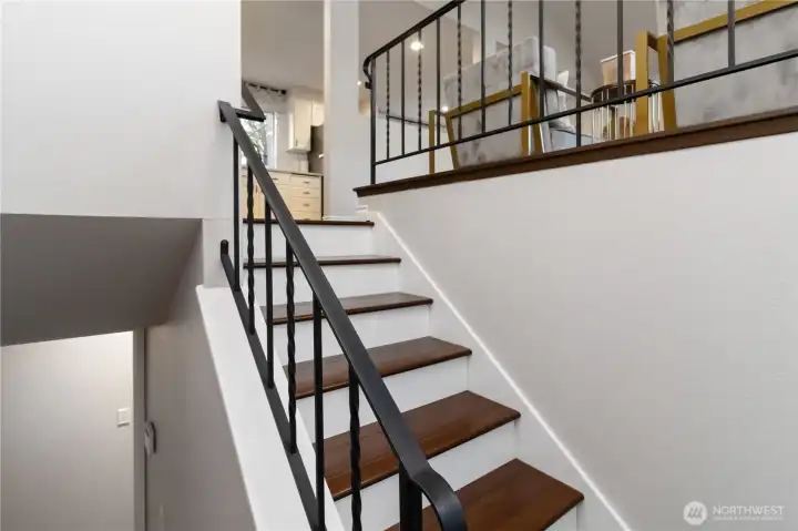 split level to allow for multi functioning living areas