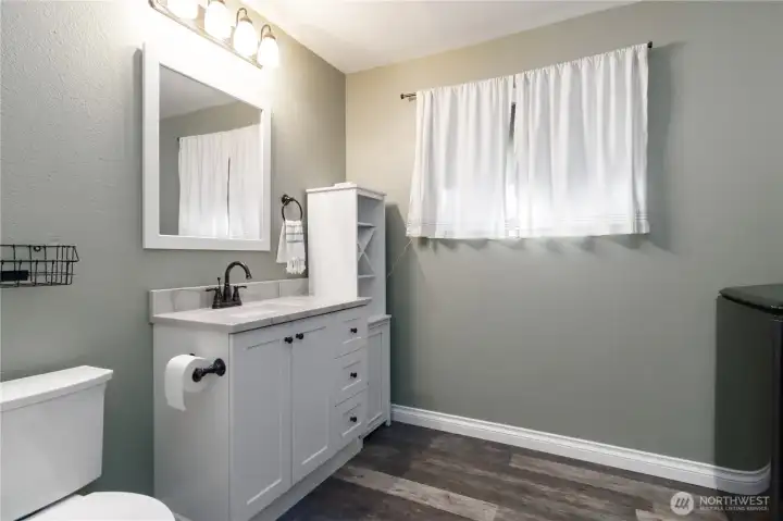 Laundry and bathroom downstairs- completely updated