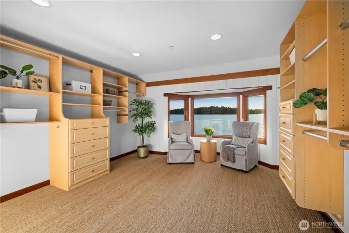 additional primary suite closet, office with potential to return to an additional bedroom.