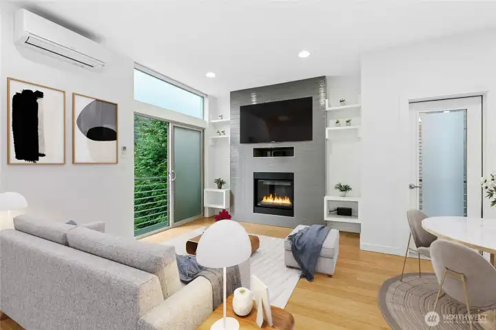 Second Floor Living room Virtually Staged.