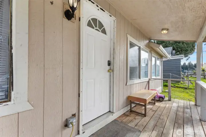 Unit 2 Covered front entry