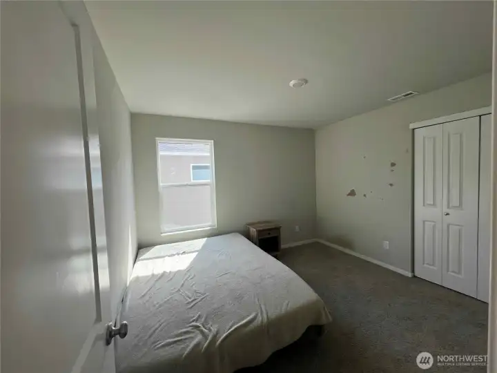 Bedroom at top of stairs
