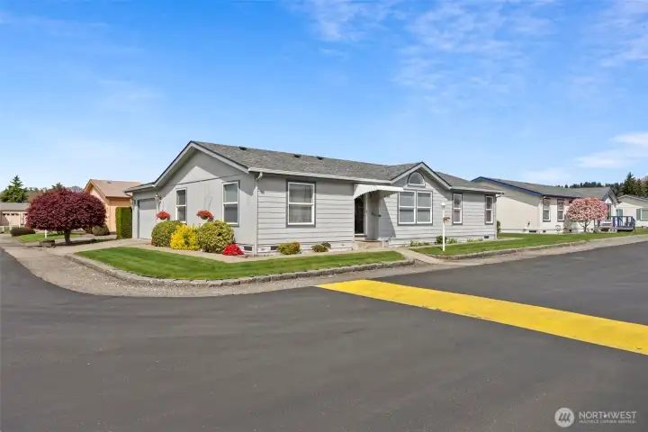 Corner lot with off street parking