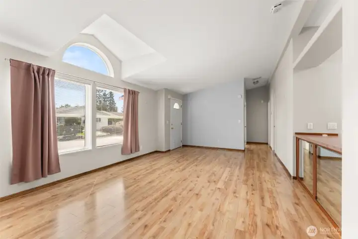Great room with plenty of natural light