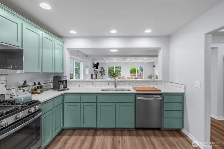 LINE OF SIGHT | No matter where you are on the main floor of this home you have a view to the outdoors.