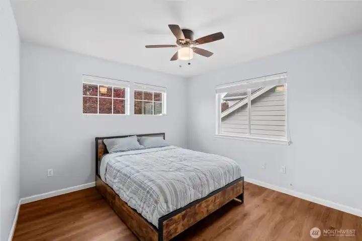 BEDROOM 1 | This room is located at the front of the home to left at the top of the stairs.