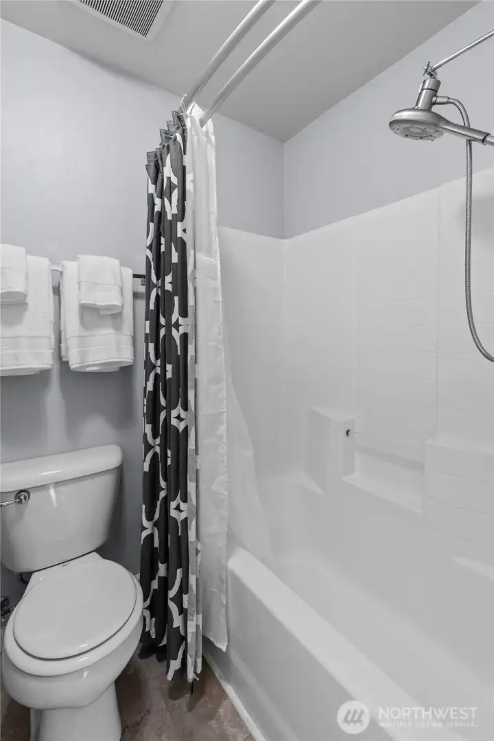 2ND FLOOR BATHROOM | This full 4-pc. bathroom features a tub/shower unit.