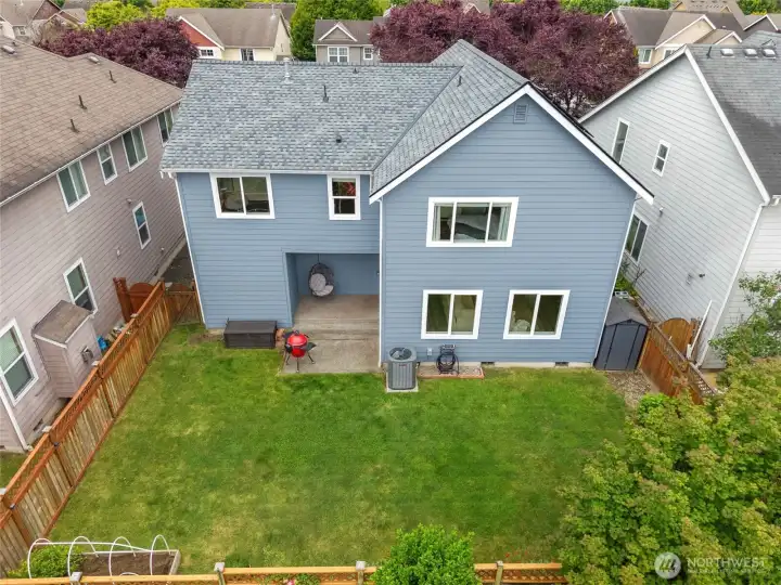 VIEW FROM THE SKY | Your back yard! What a great view. What a great space.