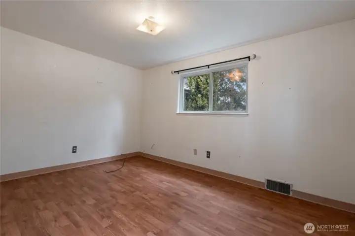 Sleep in with this west-facing bedroom.