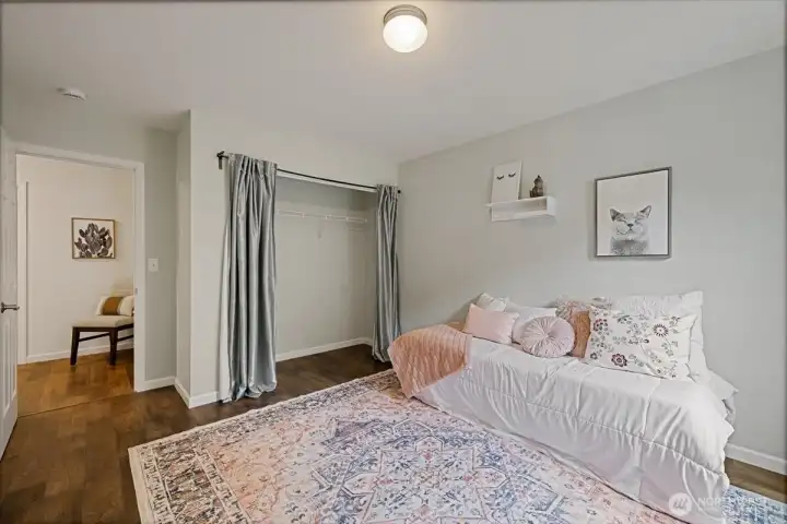 Large Closets in every bedroom.
