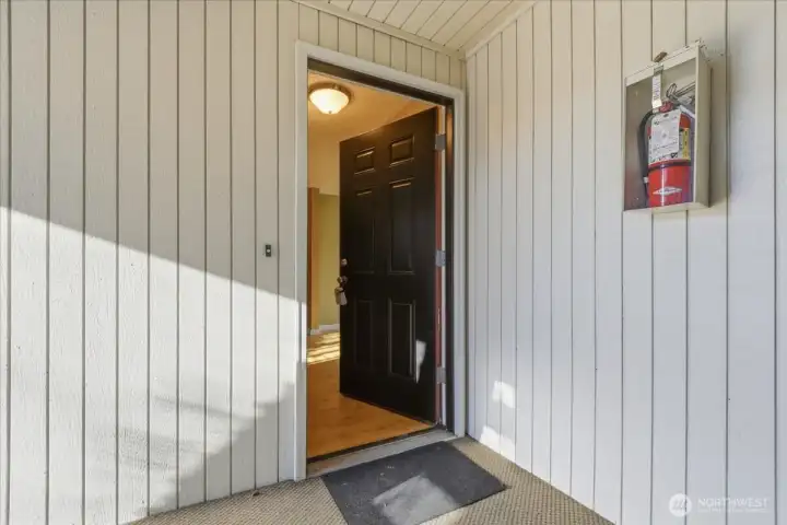 Ground Level Front Door