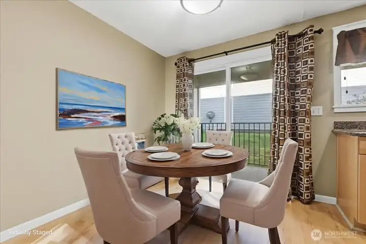 Dining Area w/ Sliding Door to Patio