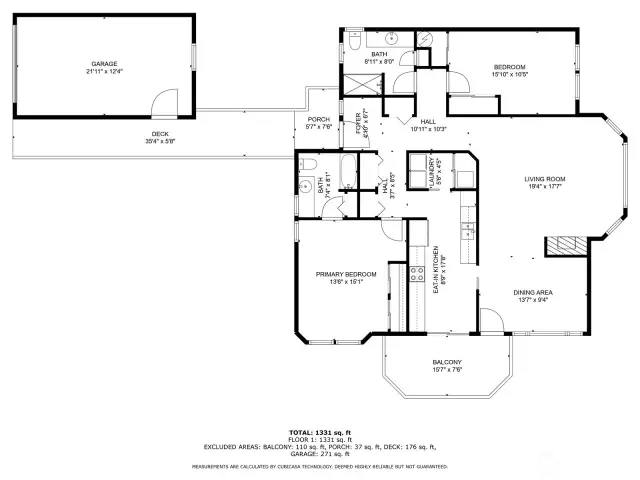 Floor plan. Buyer to verify.