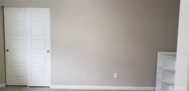 Third Bedroom Showing Closet.