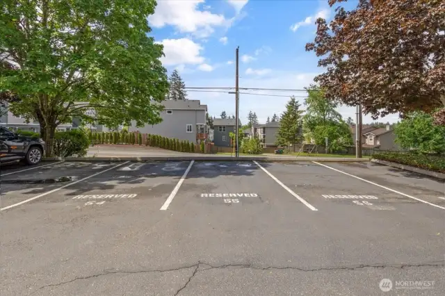 Reserved Parking Space #55