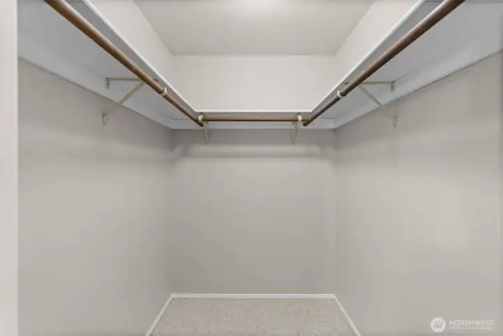 Primary closet