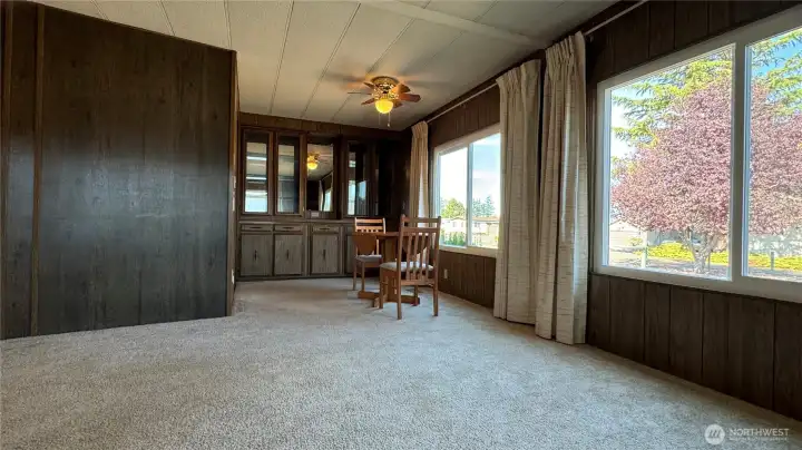 Large Built-in China Hutch