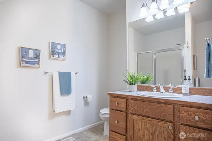 Bath off of primary bedroom 2.