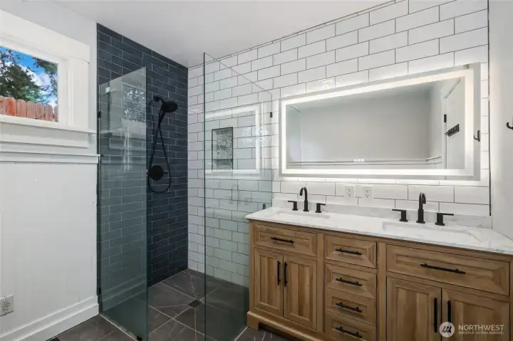 Updated bath on main floor