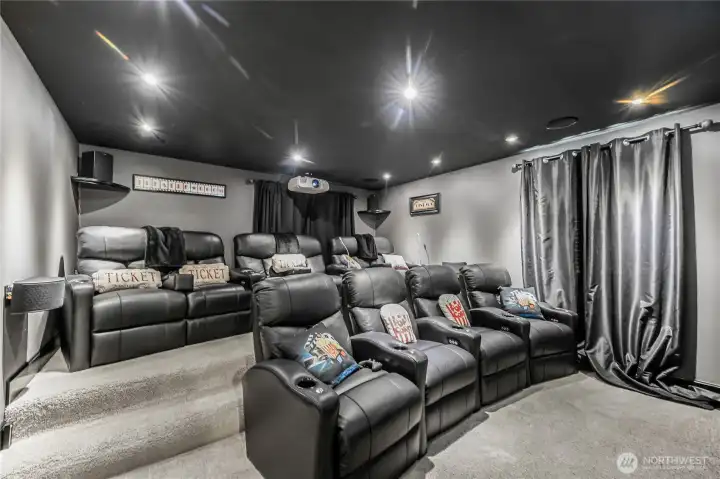 Custom theater! More pictures to come!