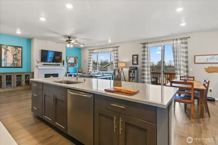 Never miss out being stuck in the kitchen here!