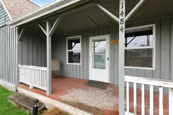 Covered front porch