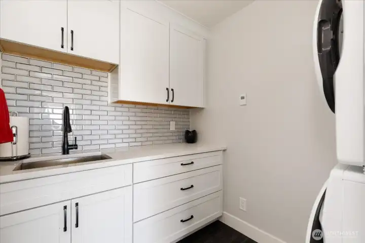 Primary residence laundry.