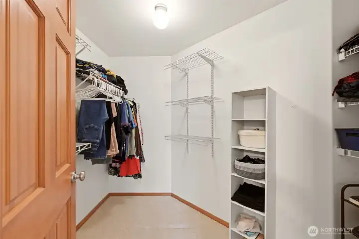 Primary Bedroom walk in closet
