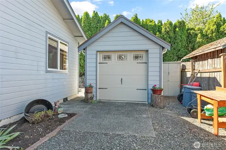 This property features a detached shop, offering an excellent added bonus for storage, projects, or workspace.