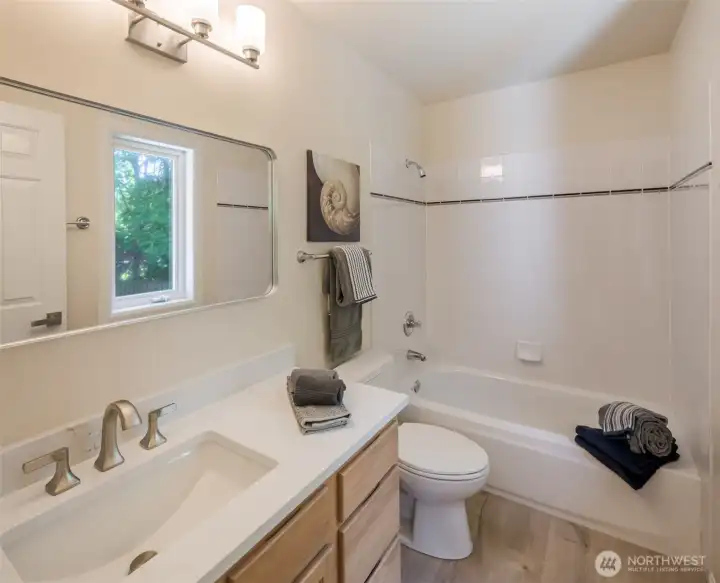 Bathroom off the Jr. primary suite.
