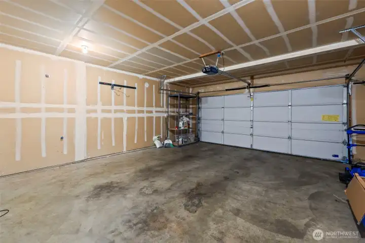Two car garage